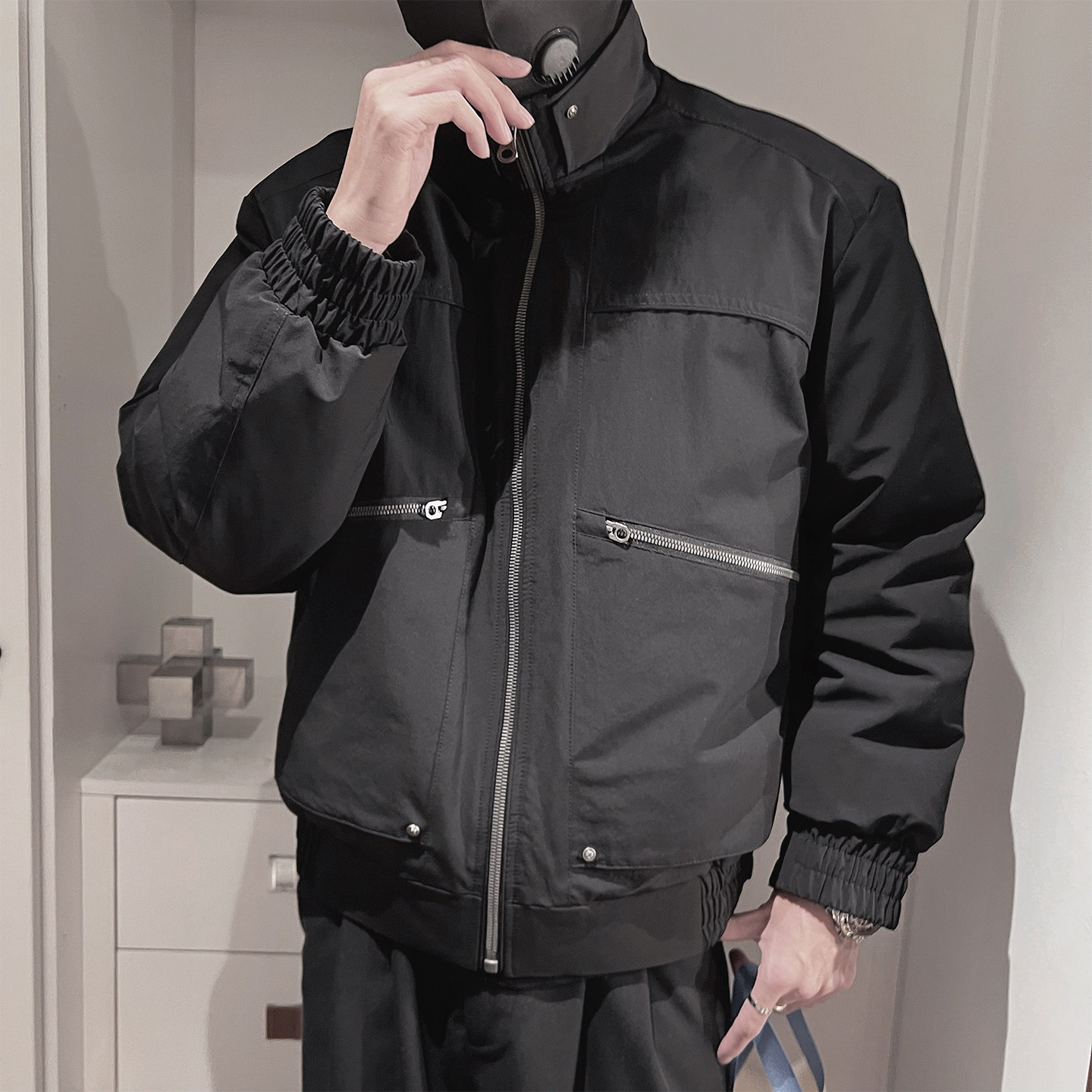Y125-M-3XL-P258控338聚酯纤维90绒（100-150）克羽绒棉服,男装棉衣,电商A216