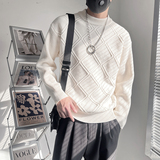 MX158-P88控118秋冬季毛衣男针织保暖线圆领纯色打底衫加厚衣服，男装T恤，电商A216