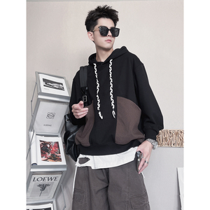 WY278-M-3XL P68-控98 30.8%棉 65.8%涤纶3.4%氨纶竖插袋连帽卫衣图片