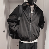 Y120-P138-控178-M-3XL-聚酯纤维廓形小翻领棉衣，男装棉衣，电商A216