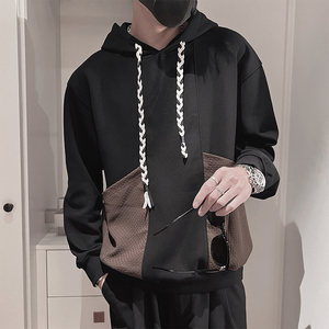 WY269-M-3XL P88-控118 30.8%棉 65.8%涤纶3.4%氨纶抽绳连帽卫衣图片