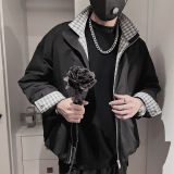 Y119-P218-控298M-3XL-80%棉20%聚酯纤维50绒衬格贴面内里羽绒服，男装羽绒服，电商A216