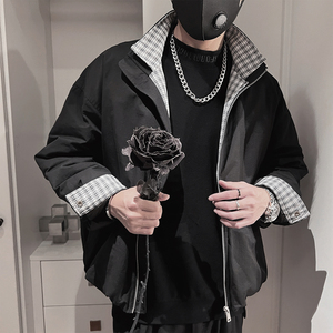 Y119-P218-控298M-3XL- 80%棉20%聚酯纤维50绒衬格贴面内里羽绒服图片