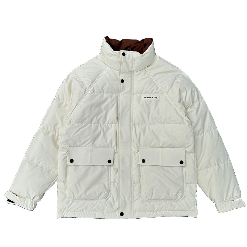 Y106-M-3XL-P188控258外聚酯纤维标50绒大口袋立领羽绒服,男装羽绒服,电商A216