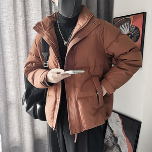 Y97M-3XL-P188控258外聚酯纤维标50绒压轴大门襟立领羽绒服图片