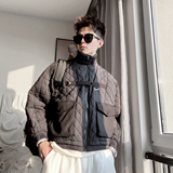 Y128-P138-控188-M-3XL短款合扣棉衣聚酯纤维，男装棉衣，电商A216