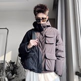 Y139-M-XL-P168控228聚酯纤维立体贴袋连帽不收底褂子型短，男装卫衣，电商A216