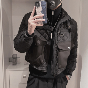 Y69 P138-控178 冬季小伙棉衣工装立领加厚帅气潮流短款棉衣外套，男装棉衣，电商A216
