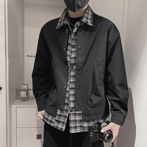 WT86-P98-控138-M-3XL-聚酯纤维 假两件夹克图片