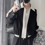WT25-M-3XL-特P78控10895%涤纶5%氨纶，男装夹克，电商A216