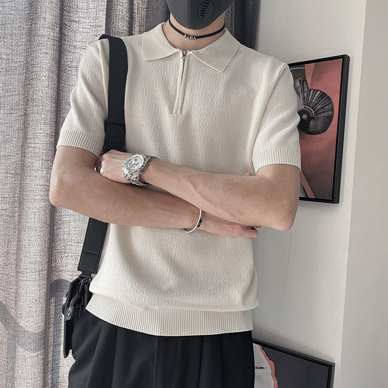 PL27-M-3XL P78-控108  67.4%粘胶纤维32.6%聚酯纤维 拉针织POLO图片