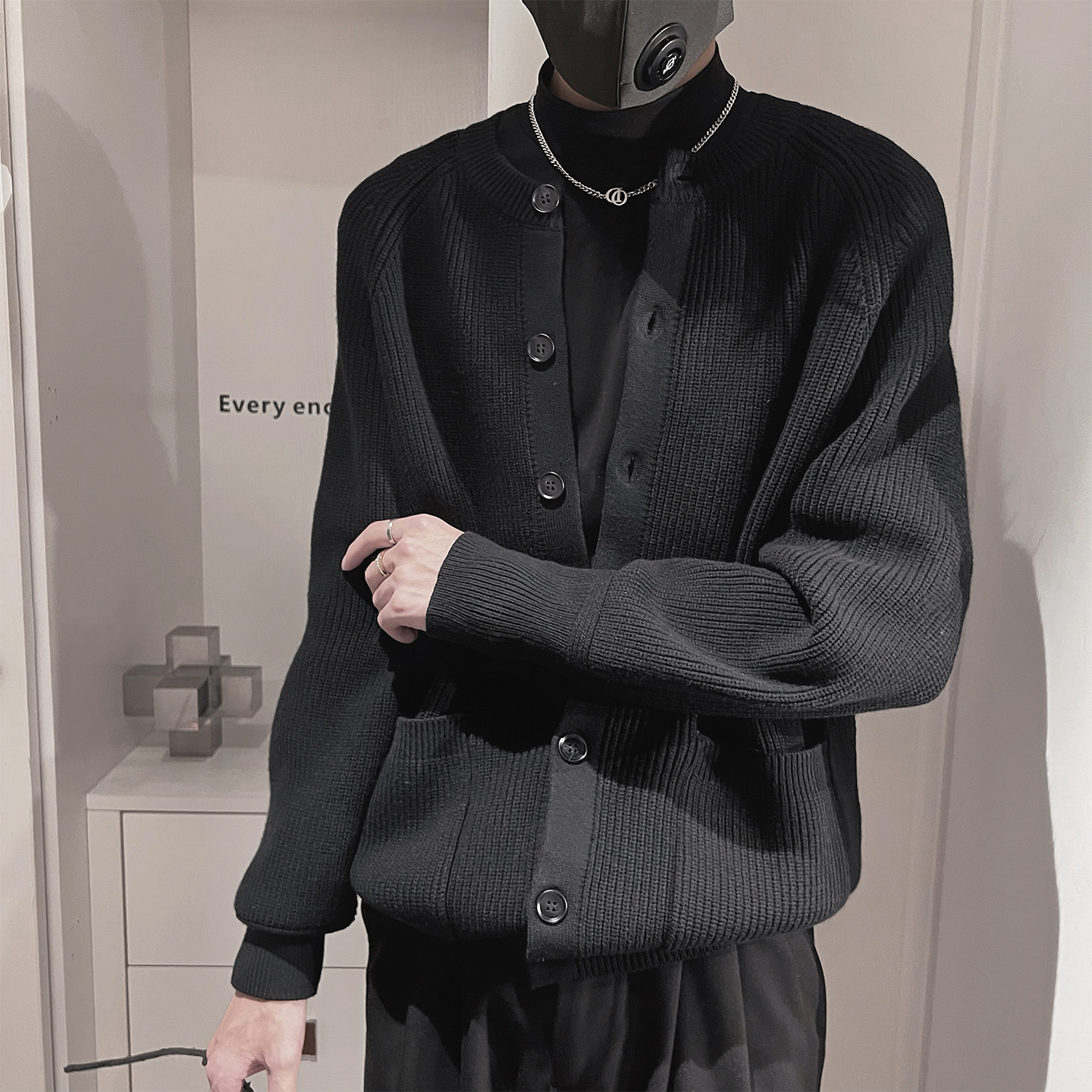 MX251-P118控158-M-3XL44.9%腈纶34.7%聚酯纤维20.4%棉衫毛衣外套，男装针织衫/毛衣，电商A216