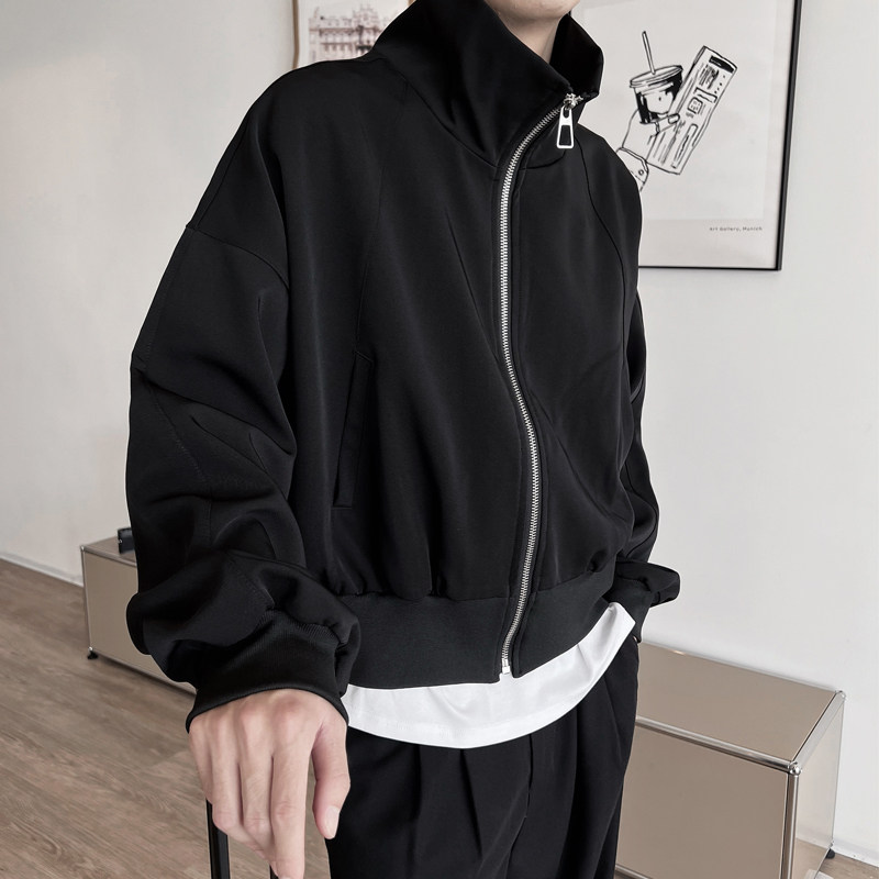 WT32B-P98控138秋季男士上衣外套立领休闲宽松夹克潮流潮牌外衣，男装夹克，电商A216