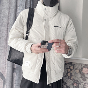 Y79-P128控168 2023新款棉服男冬季潮牌痞帅棉衣男士冬装修身外套图片