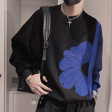 WY97-特P65-控9860%棉40%涤纶小伙风套头拼色休闲套头卫衣男上黑，男装卫衣，电商A216