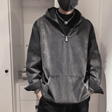 WT87-P118-控158-M-3XL-65%棉35%聚酯纤维牛仔套头外套，女装短外套，电商A216