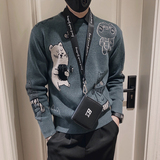 MX33-P88-控1182023秋冬延续款社会精神小伙打底毛衣男针织衫，男装针织衫/毛衣，电商A216