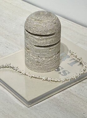 You物中古风极简天然大理石摆件