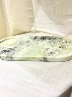 You物天然大理石托盘杯子装饰摆件现代简约中古创意软装装饰品