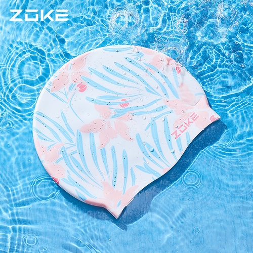 洲克硅胶泳帽防水护发护耳不勒头