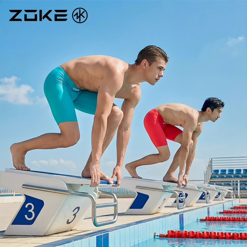 洲克zoke游泳裤男五分运动泳装