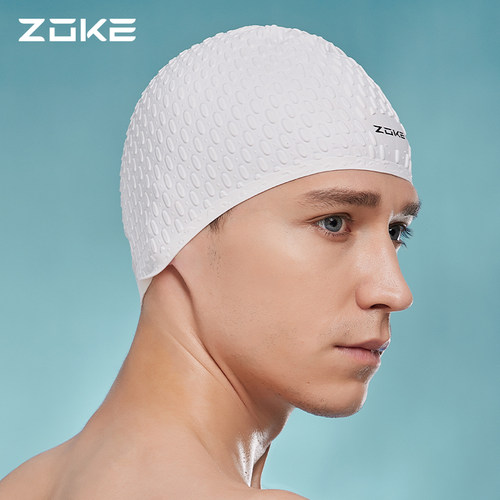 zoke洲克防水不勒头游泳帽