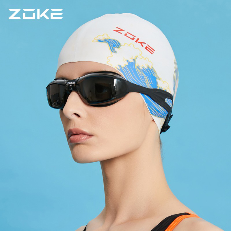 zoke洲克近视男女通用游泳眼镜