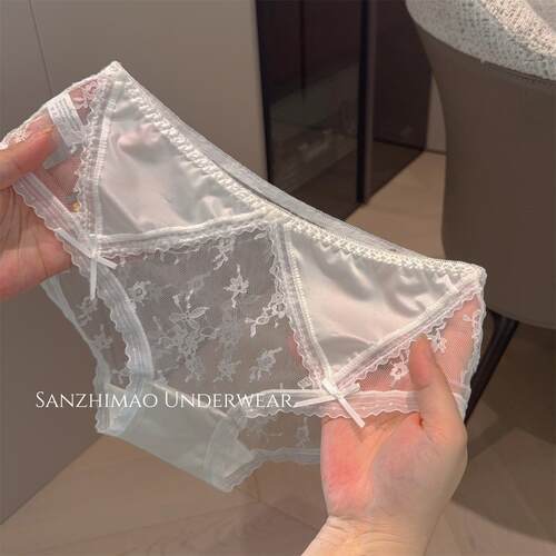 2025新款纯欲性感蝴蝶提花内裤女