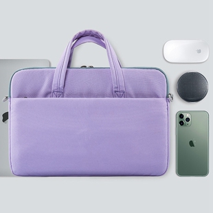 适用小米笔记本Air12.5英寸13.3Redmibook14电脑包红米16手提袋15.6寸单肩斜挎背包轻薄便防水加绒手提电脑包