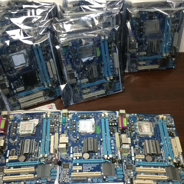 775针g41主板 集显主板 台式电脑坏主板 ddr2/ddr3全集成报废主板