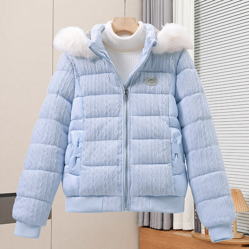 冬季韩版短款显瘦加厚棉服女