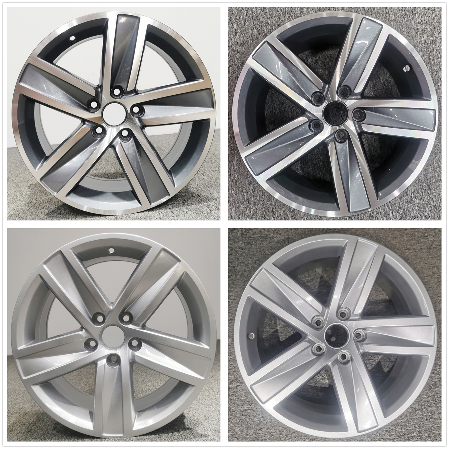 适用于17寸大众CC轮毂迈腾帕萨特 新甲壳虫高尔夫6 7凌渡轮毂K928