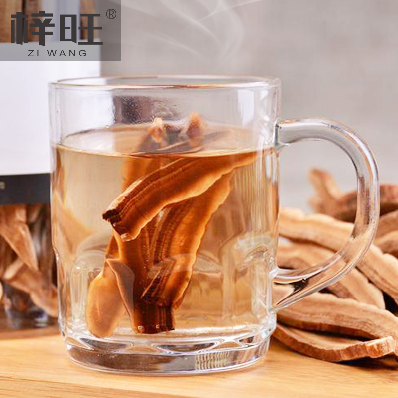 赤灵芝灵芝片500g椴木赤芝半野生