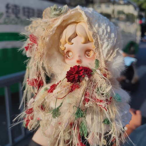 定制光织园sp娃衣朝晖娃娃衣服套装毛绒晨露替换手作裙嫚煦轻奢款