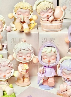 sp温度系列手办盲盒泡泡玩具桌面摆件车载蛋糕装饰公仔生日礼物女