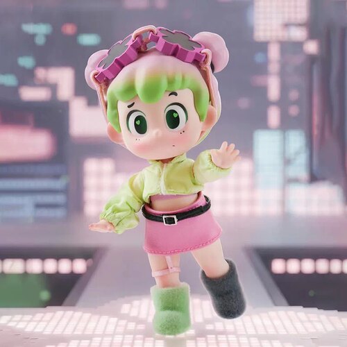 正版piny电樱派对盲盒可爱摆件关节可动人偶潮玩手办公仔女生礼物