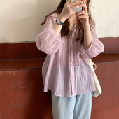 发甜美百搭宽松防晒衣学生气质透气薄衬衫 夏季 批新款 韩版 外套 女装