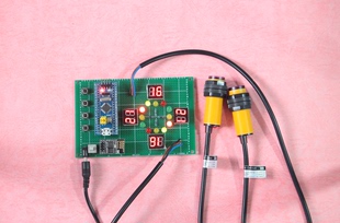 STM32单片机智能交通灯设计带车流量手机WIFI控制功能diy电子套件