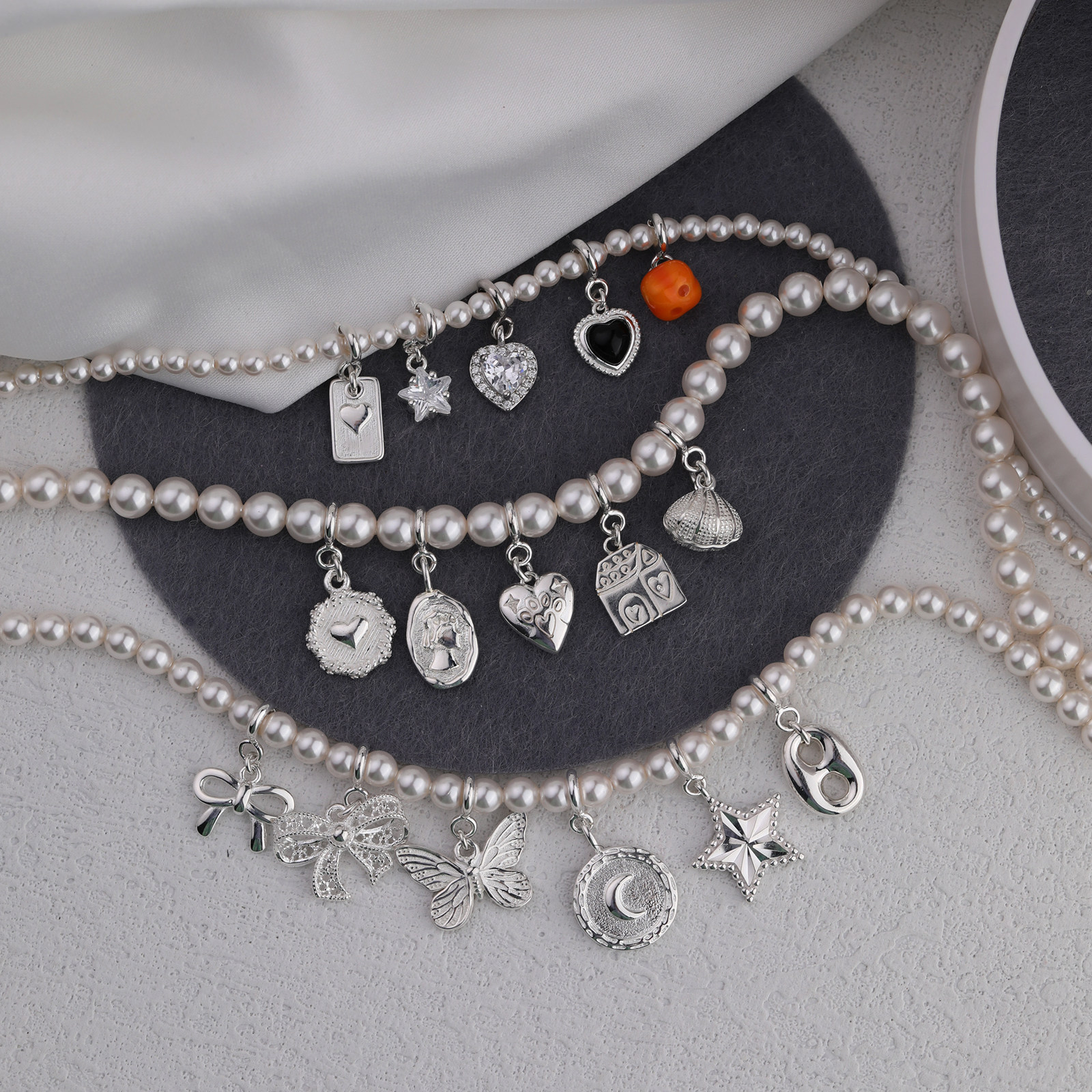 NNU 小众设计S925纯银迷你精致小吊坠baby珍珠项链单坠银饰配件,饰品/流行首饰/时尚饰品新,银饰吊坠,淘宝优惠券,粉丝福利购,淘宝优惠卷