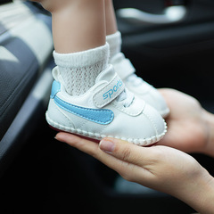 婴儿鞋子软底学步鞋1岁新生男女宝宝春秋冬季0一8个月6不掉10皮鞋