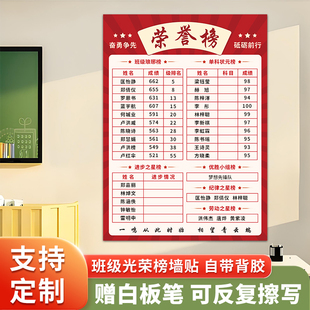 班级挑战榜光荣榜墙贴中考目标高考学生教室文化布置装饰贴