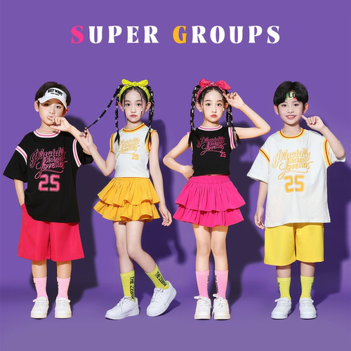 儿童啦啦队表演服幼儿园拉拉操演