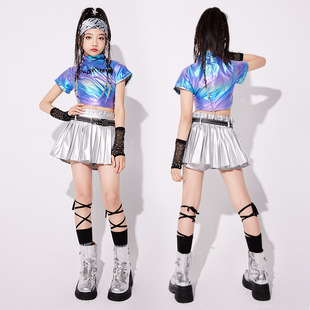 跳APT离别开出花daddy快乐崇拜日不落女孩儿童阿萨舞蹈表演出服装