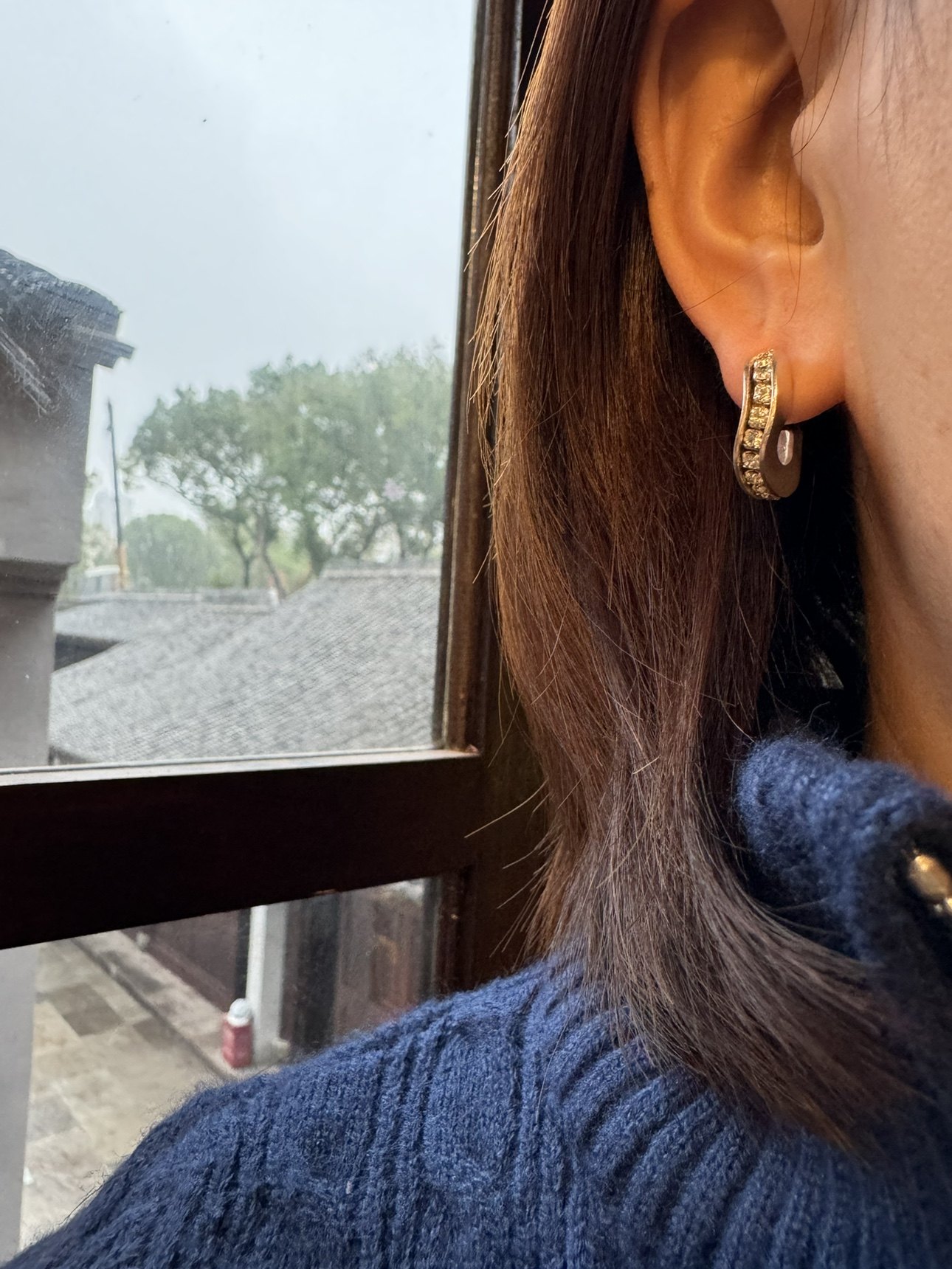 原创设计通体925银实心耳钉男女气质礼物流线磨砂镶嵌圆形,饰品/流行首饰/时尚饰品新,银饰耳饰,淘宝优惠券,粉丝福利购,淘宝优惠卷