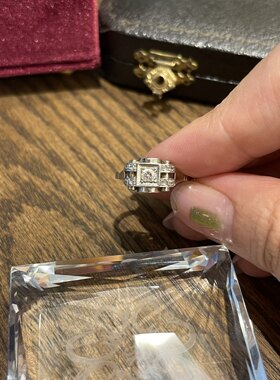 耳环925银vintage古董女