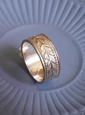 女925进口vintage欧洲戒指古董