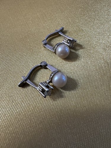 原创设计耳环女小众*级感耳钉耳饰天然珍珠通体925银女礼物宫廷