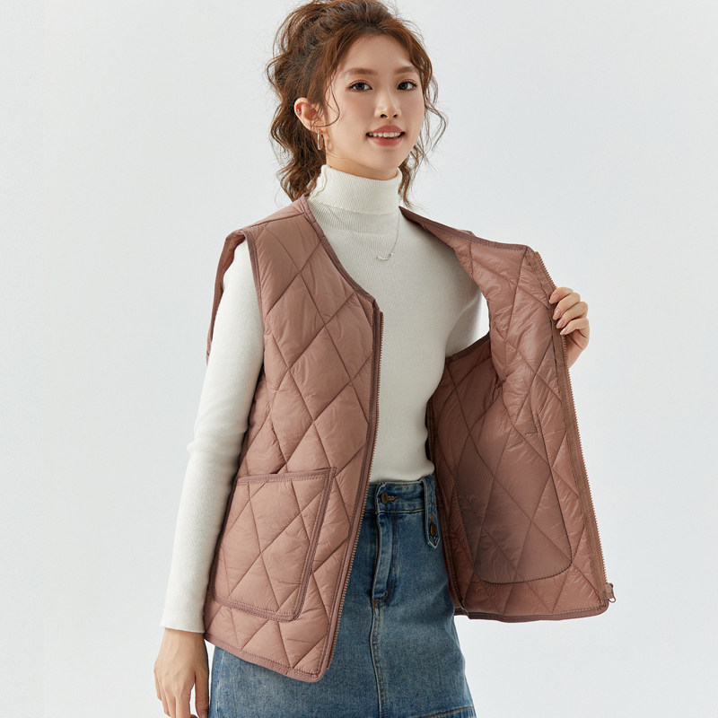轻薄马甲打底百搭棉服
