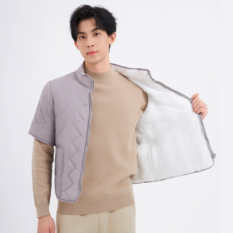 2025保暖棉衣男短款秋冬季内穿小棉袄羽绒棉内胆中老青年打底棉服