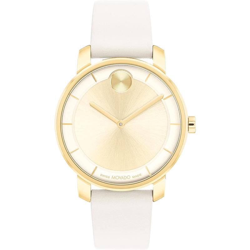 Movado/摩凡陀女士腕表不锈钢表盘卡纳申表带轻奢简约表款